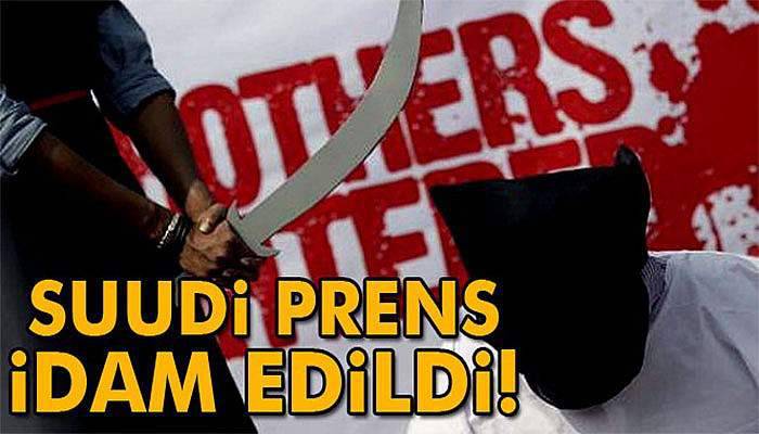 Suudi prens idam edildi