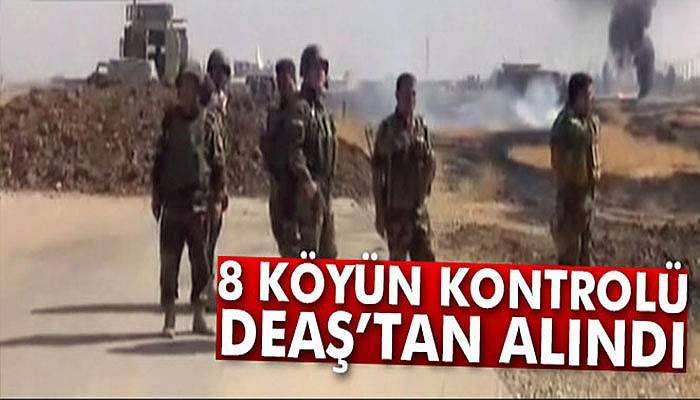 Musul operasyonunda 8 köyün kontrolü DEAŞ’tan alındı