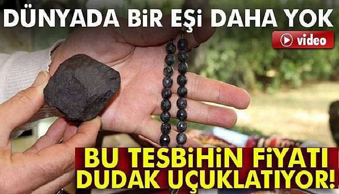 Meteor taşından 30 bin dolarlık tesbih yaptı