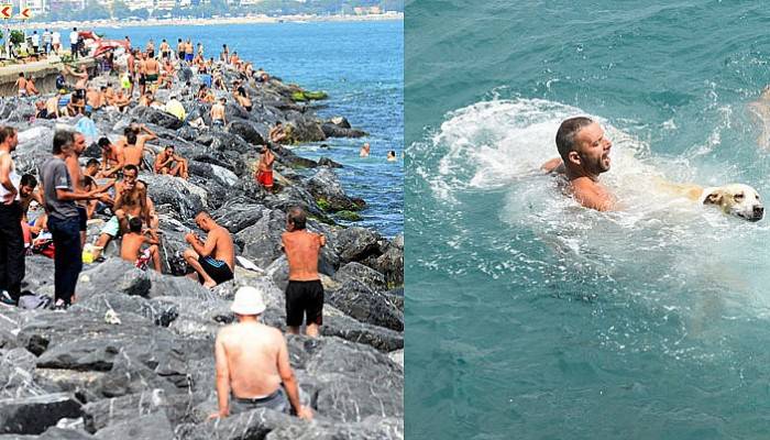 Nem oranı yüzde 93'ü gördü... Sahiller doldu taştı