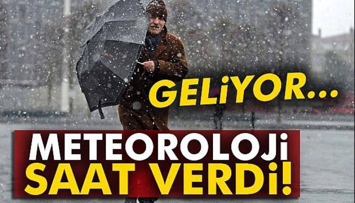 Meteoroloji saat verdi