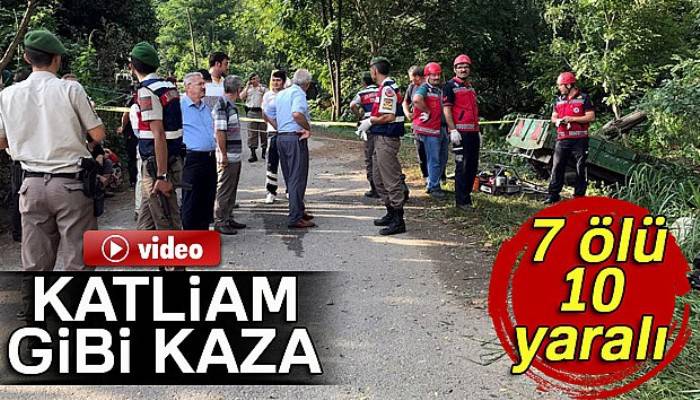 Sakarya Hendek'te feci kaza: 7 ölü 10 yaralı