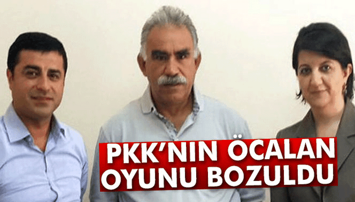 PKK'nın Öcalan oyunu bozuldu