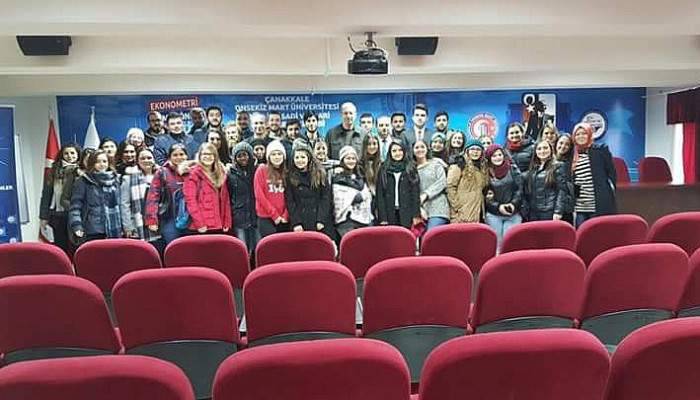 Ercan'dan üniversite öğrencilerine eğitim