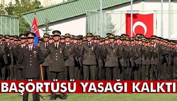  Jandarma ve Sahil Güvenlik'te başörtüsü yasağı kalktı