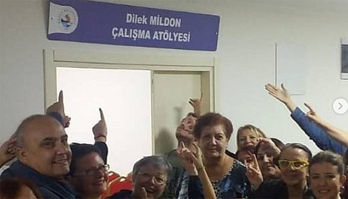 Atölyeye Dilek Mildon’un adını verdiler 