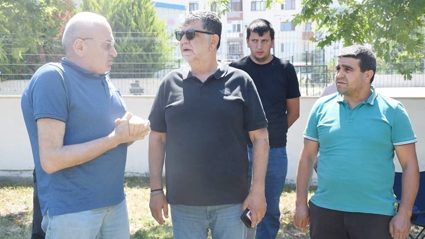 İl Genel Meclis Başkanı Ertuğrul’dan İş Bırakan İşçilere Destek Ziyareti