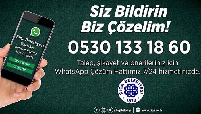 WHATSAPP İHBAR HATTINA İLETİLEN ŞİKAYETLER ÇÖZÜME KAVUŞTURULMAYA BAŞLANDI