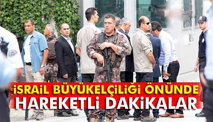 İsrail Büyükelçiliği önünde silah sesleri
