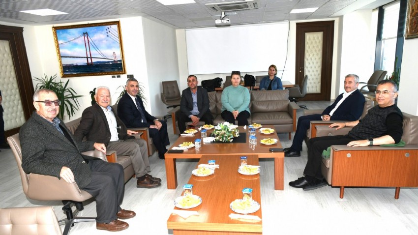 Valisi Çeber ve Başkan Tahmazoğlu'ndan Başkan Yılmaz'a Ziyaret
