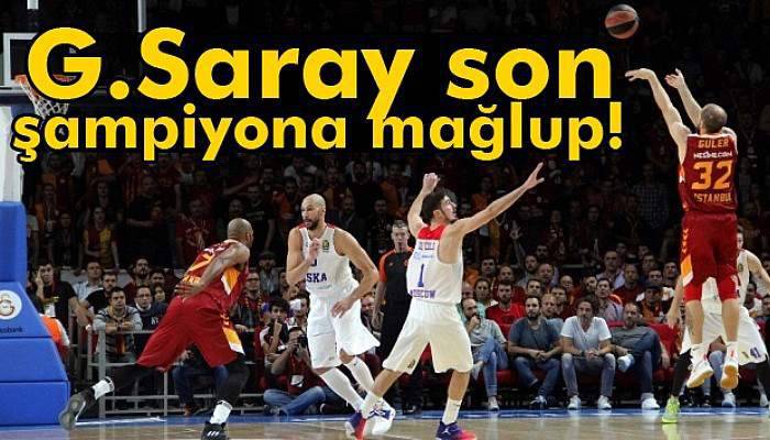 Galatasaray son şampiyona yenildi