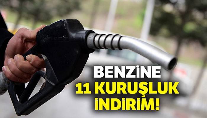 Benzine indirim yapıldı