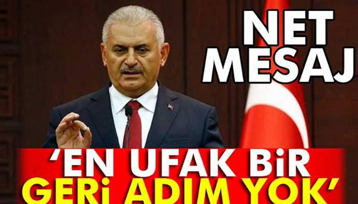 Başbakan Yıldırım terörle mücadelede kararlılık mesajı verdi
