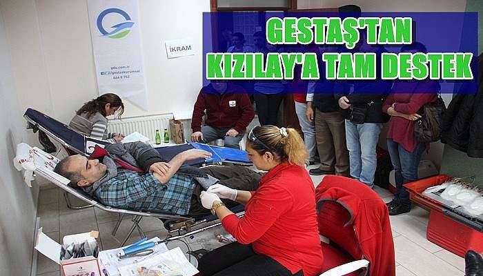 GESTAŞ'tan Kızılay'a Tam Destek