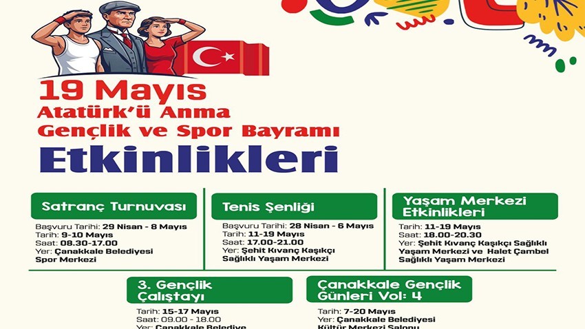 19 Mayıs Etkinlikleri Geniş Programla Kutlanacak
