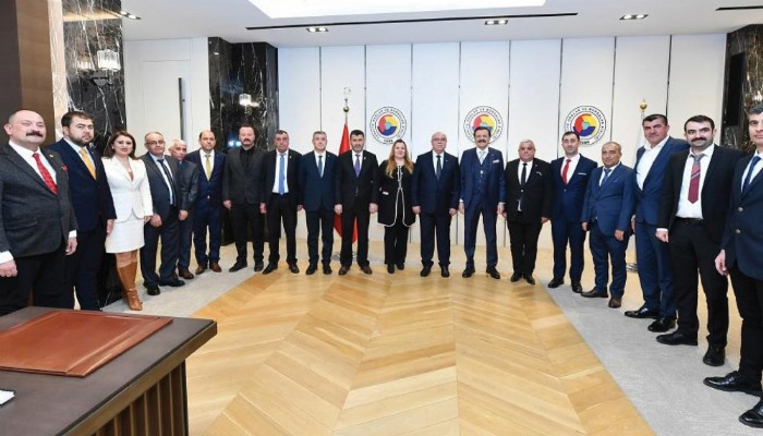 ÇTB Yönetimi, TOBB Başkanı Hisarcıklıoğlu’yla buluştu (VİDEO)