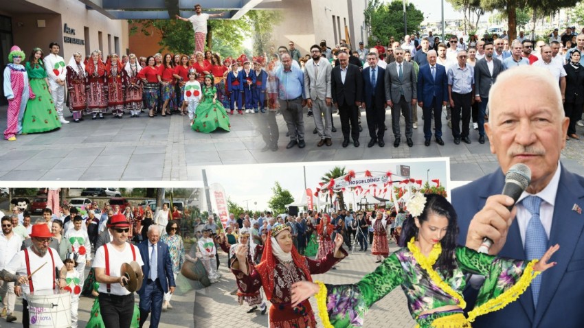 Lapseki Belediyesi Kiraz Festivali başladı (video)