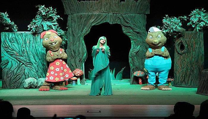 Minikler Köstebekgiller oyunuyla eğlendi