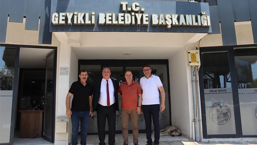 Çanakkale Esnaf ve Sanatkarlar Odaları Birliği’nden Geyikli Belediyesi’ne Ziyaret