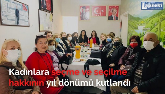 Kadınlara seçme ve seçilme hakkının yıl dönümü kutlandı