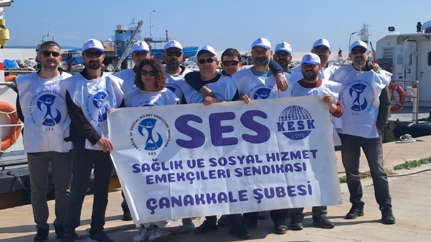  Hudut ve Sahiller Sağlık Genel Müdürlüğü Personeli Haklarını İstiyor(VİDEO)