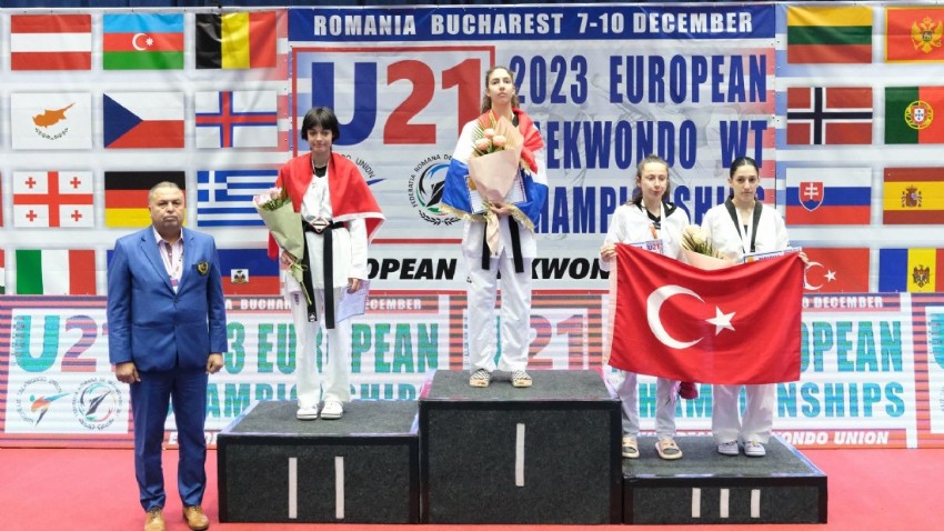 Lapseki Belediyesi Sporcusu Zeynep Taşkın, Avrupa Şampiyonasında Türkiye'yi Gururlandırdı  