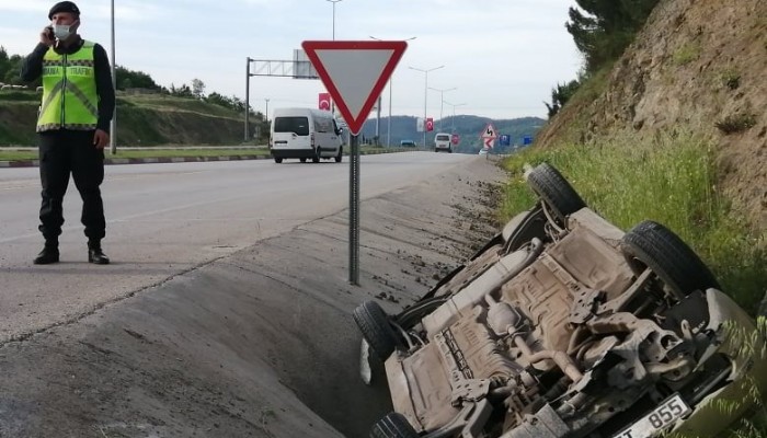 Çan’da trafik kazası : 3 yaralı