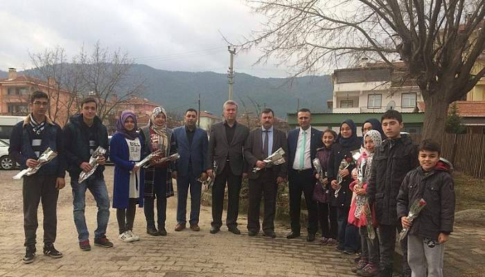 Yeniceli öğrencilerden polise ziyaret