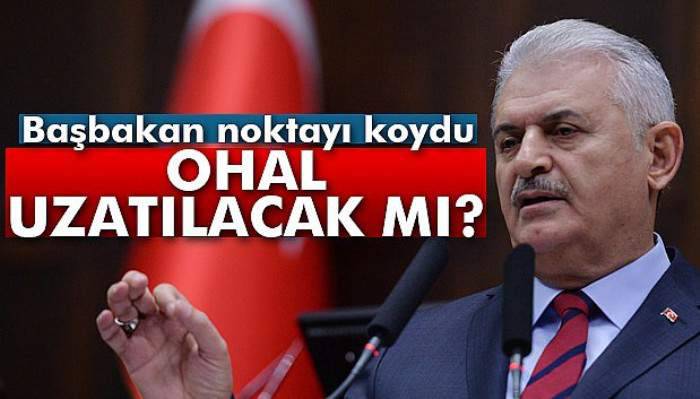 Başbakan Yıldırım'dan OHAL açıklaması
