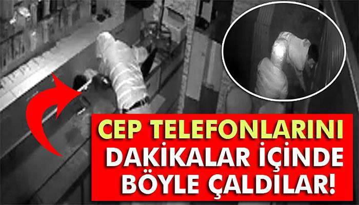 Kepengin kilidini taşla kırdılar dakikalar içinde iş yerini soydular
