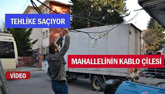 Avcılar'da mahallelinin kablo çilesi