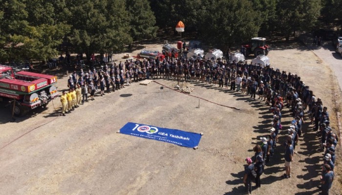 Kazdağları eteklerine yangın istasyonları kuruldu