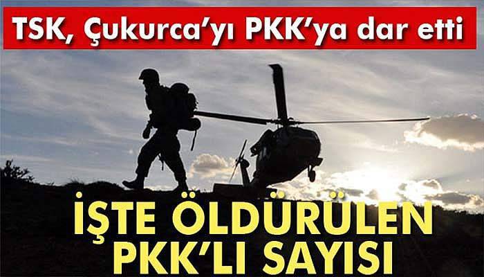 Çukurca'da öldürülen terörist sayısı 204’e ulaştı