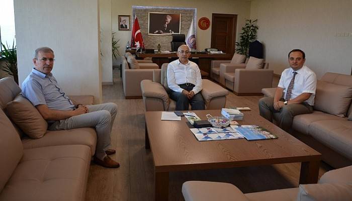SGK İl Müdürü Ercan’dan Rektör Murat’a Ziyaret
