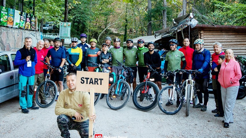 Bisikletliler, Ayazma’da Elma Hasadı ve Doğa Sporları Şenliği’ne Katıldı