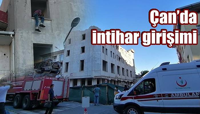 Çan’da intihar girişimi