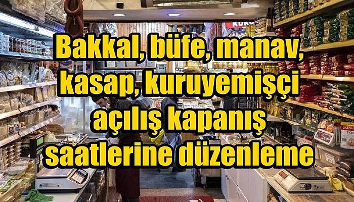 Alkol satışı yapanlar hariç…