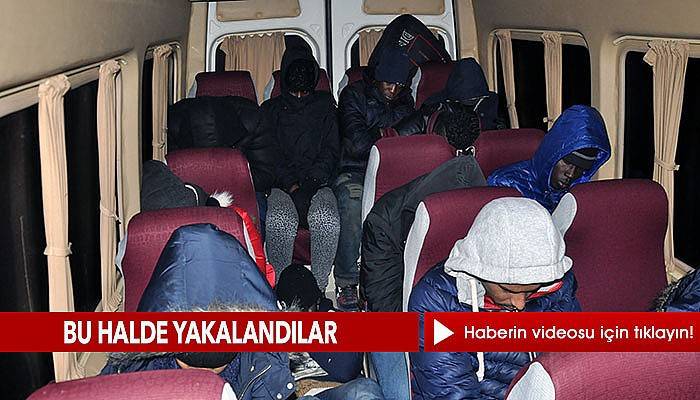 65 kaçak göçmen yakalandı