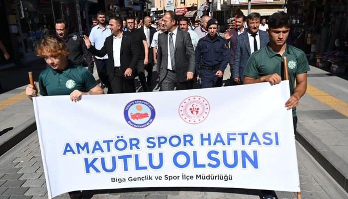 Biga’da “Amatör Spor Haftası” başladı