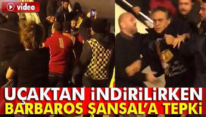 KKTC’den sınır dışı edilen Barbaros Şansal'a havalimanında sert tepki...