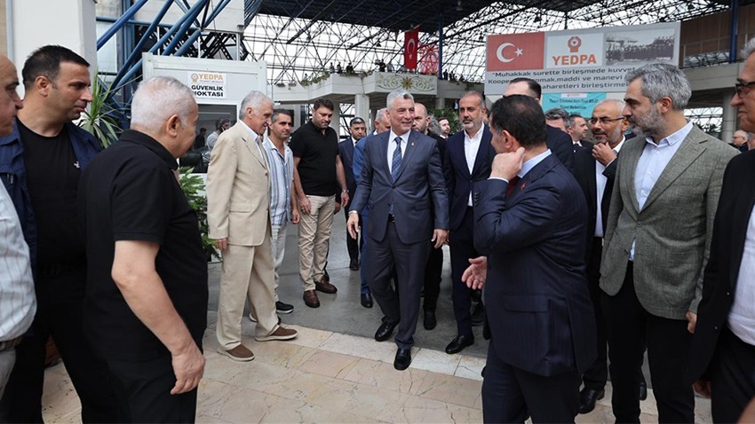 Ticaret Bakanı Ömer Bolat, YEDPA Ticaret Merkezi'nde Konuştu