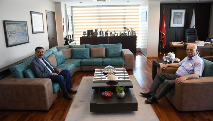 Defterdar Adıgüzel'den Başkan Gökhan'a Ziyaret