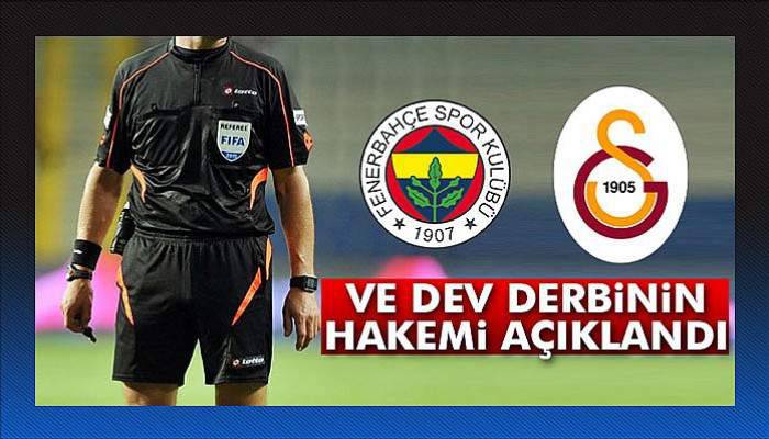 Dev derbi Cüney Çakır'ın