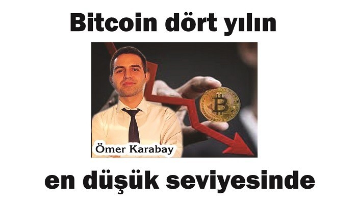 Bitcoin 4 yılın en düşük seviyesinde