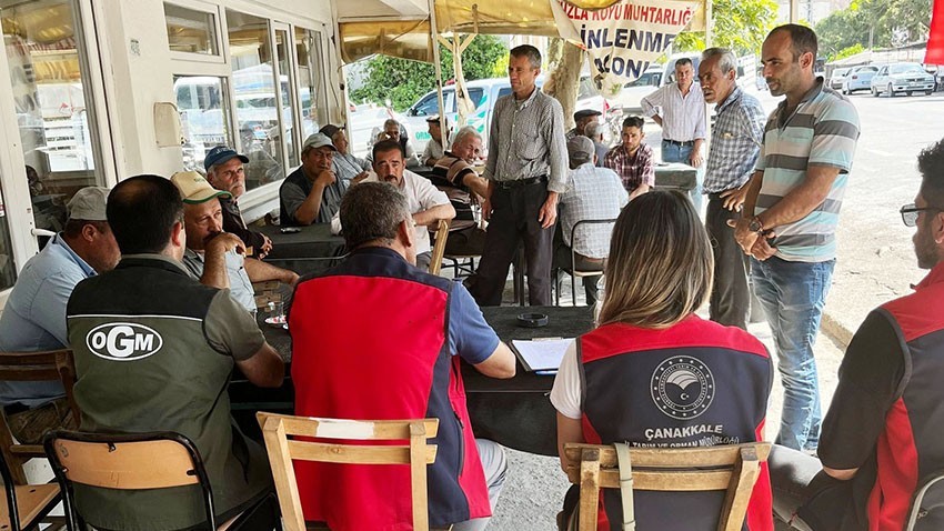 Tuzla Köyü’nde Yangın Bilgilendirme Çalışması Gerçekleştirildi