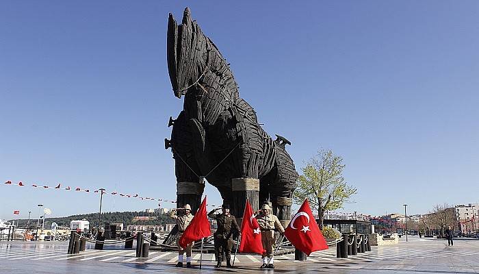 Şehitler için yürüyen gazi torunu, Çanakkale’ye ulaştı