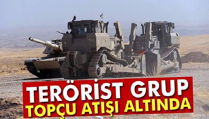  Terörist grup topçu atışı altına alındı 