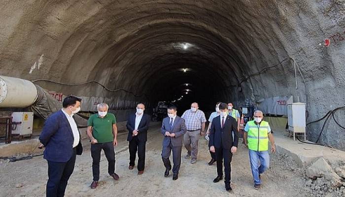 Gelibolu-Eceabat tünellerinde çalışmalar sürüyor