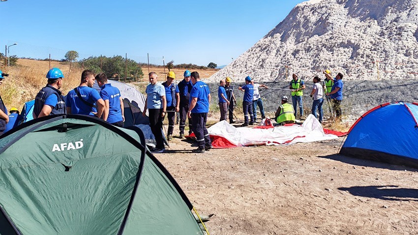 Çan 2 Termik Santrali ekibine AFAD’dan eğitim 