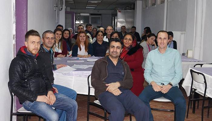 Biga devlet hastanesinde kişiler arası iletişim eğitimi verildi